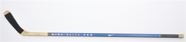 Mats Sundins Mid-1990s Toronto Maple Leafs Signed Nike Game-Used Stick