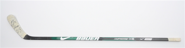 Alexander Semins 2000s Washington Capitals Signed Bauer Supreme One95 Game-Used Stick