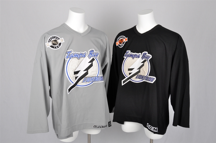 Tampa Bay Lightning Practice Jerseys Collection of Three Plus Four Others