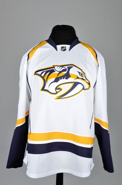 Filip Forsbergs 2012-13 Nashville Predators Game-Worn Rookie Season Jersey