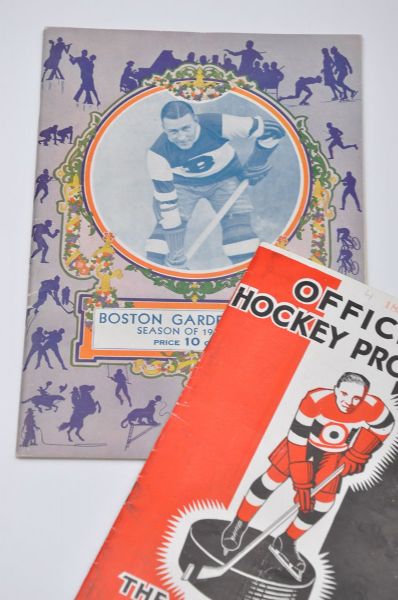1932-33 Boston Bruins and Ottawa Senators Programs (2)