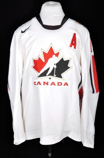 Brandon Sutters 2007 Super Series Team Canada Game-Worn Alternate Captains Jersey