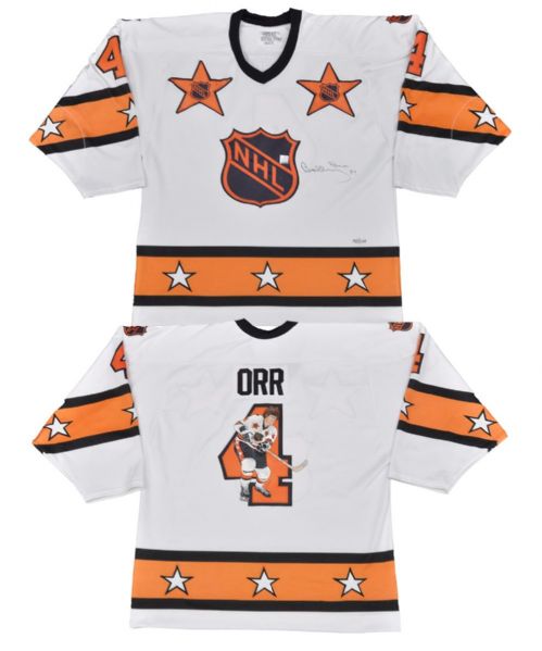 Bobby Orr NHL All-Star Game Limited-Edition Signed Jersey #135/144 from GNR with Hand Painted Artwork