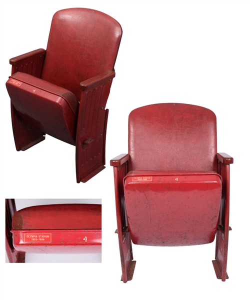 Original Detroit Olympia Seat