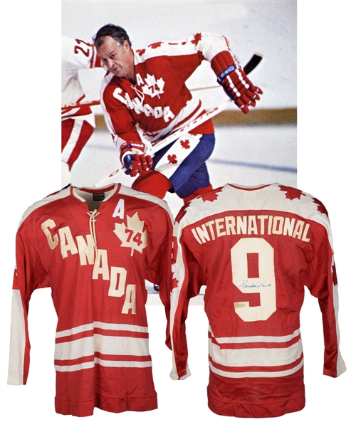 Gordie Howe 1974 Team Canada / Russia Series Signed Vintage Pro Jersey