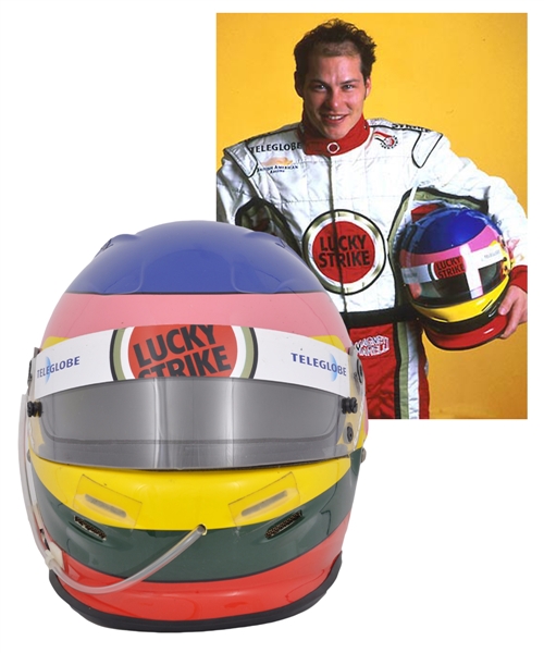 Jacques Villeneuve’s 1999 British American Racing (BAR) F1 Team Bell Race-Worn Helmet
