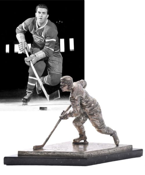 Maurice Richard "Never Give Up" Limited-Edition Bronze Statue #102/299 (9")