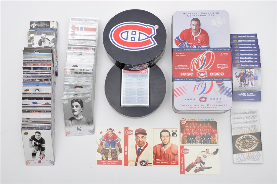 1993 Montreal Canadiens Hockey Fest Limited-Edition Set and 2008-09 Upper Deck Montreal Canadiens Centennial Complete 300-Card Set