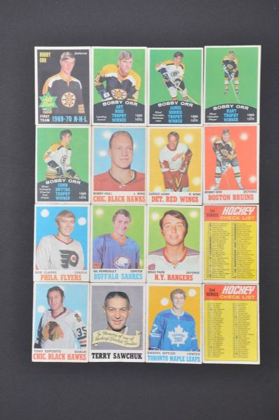 1970-71 O-Pee-Chee Hockey Complete 264-Card Set