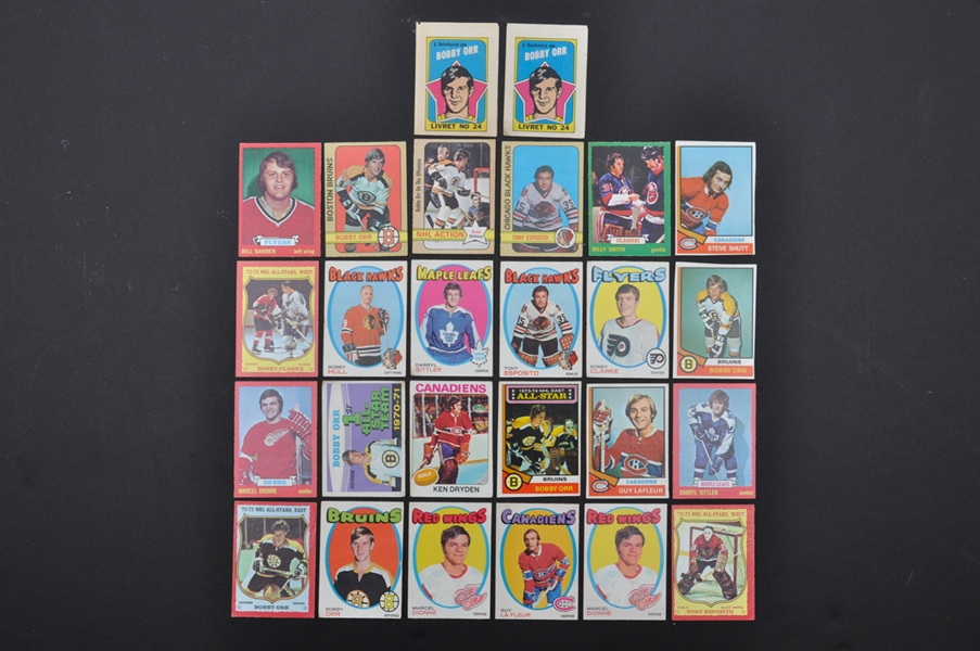 1970-83 O-Pee-Chee Hockey Card Collection of 165+ with Lafleur and Dionne Rookie Cards Plus 1983-84 Set