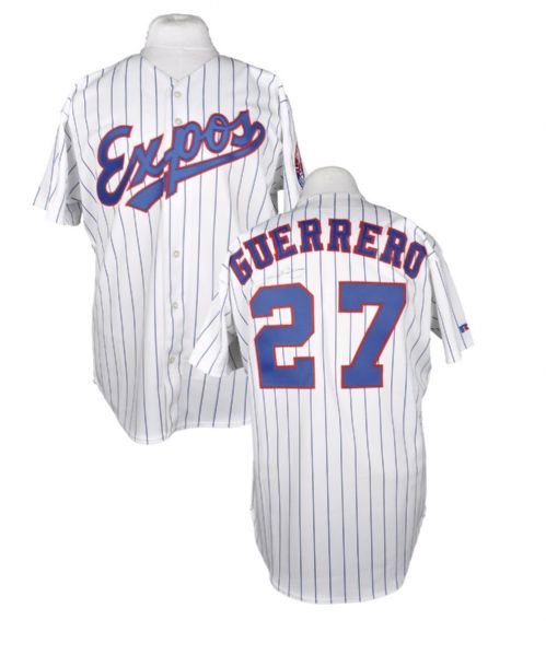 Vladimir Guerreros 2000 Montreal Expos Game-Issued Jersey with Team LOA