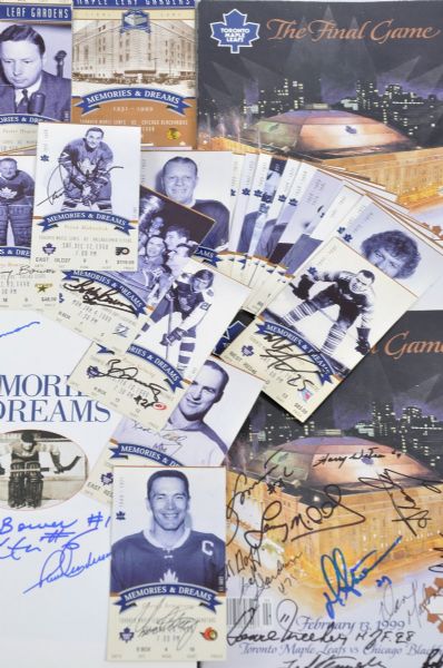 Maple Leaf Gardens 1931-1999 Memories and Dreams Autograph and Memorabilia Collection