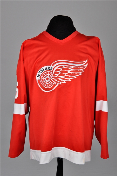 Dale Junkins 1993-94 OHL Detroit Junior Red Wings Game-Worn Jersey