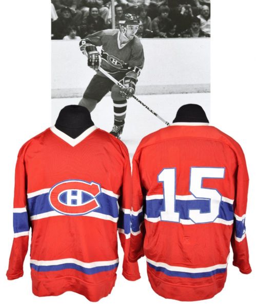 Rejean Houles 1976-77 Montreal Canadiens Game-Worn Jersey - Nice Game Wear!