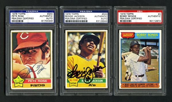 1976 Topps Baseball Signed Card Collection of 22 Including HOFers