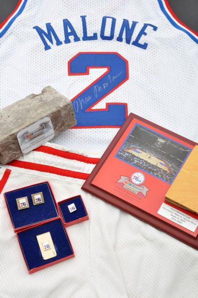 Philadelphia 76ers Memorabilia Collection from Team Executive with LOA