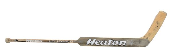 Roberto Luongos 1999-2000 New York Islanders Heaton Game-Used Rookie Stick