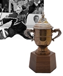 Ed Belfours 1998-99 Dallas Stars Clarence Campbell Bowl Championship Trophy