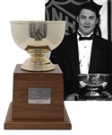 Ed Belfours 1992-93 Chicago Black Hawks William M. Jennings Trophy (11") 