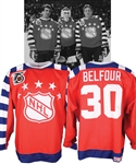 Ed Belfours 1992 NHL All-Star Game Campbell Conference Signed Game-Worn Jersey