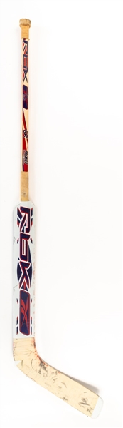 Ed Belfour’s 2006-07 Florida Panthers Reebok Premier Series Game-Used Stick From His Personal Collection with His Signed LOA 