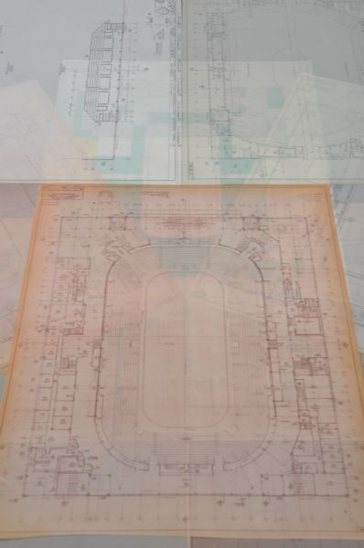 Montreal Forum 1966-68 Blueprint Collection of 21