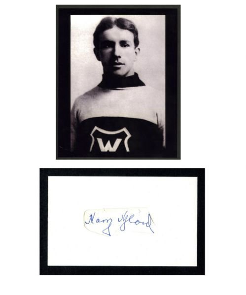Deceased HOFer Harry Hyland Autograph - Won Stanley Cup with Montreal Wanderers in 1909-10