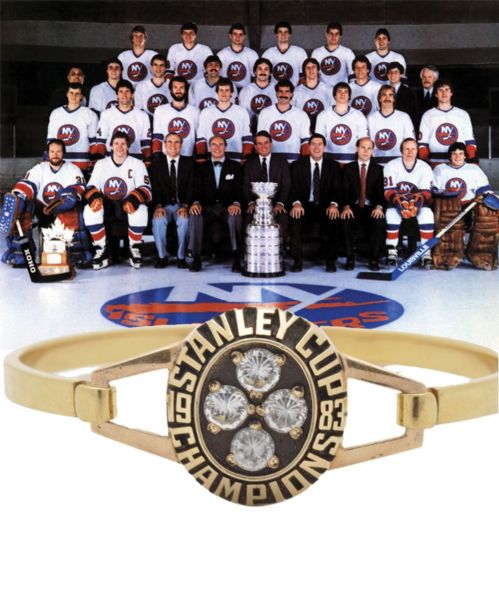 New York Islanders 1982-83 Stanley Cup Championship Bracelet From Clark Gillies Collection
