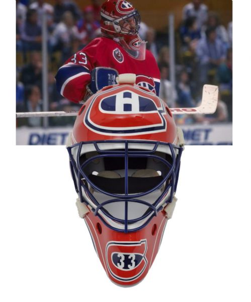 Patrick Roy 1992-93 Montreal Canadiens Signed Replica Kevlar Goalie Mask