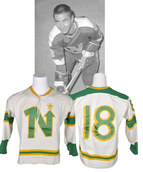 Minnesota North Stars 1967-68 Game-Worn Pre-Season Jersey Attributed to Bill Collins with LOA