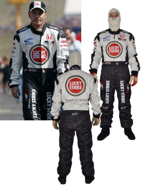 Jacques Villeneuve’s 2003 F1 Lucky Strike BAR Honda Race-Worn Suit