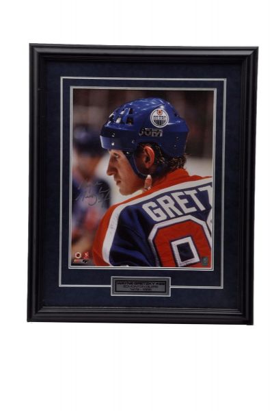 Wayne Gretzky Signed "Edmonton Oilers 1979-1988" Limited-Edition Framed Photo from WGA #44/99 (25" x 30")