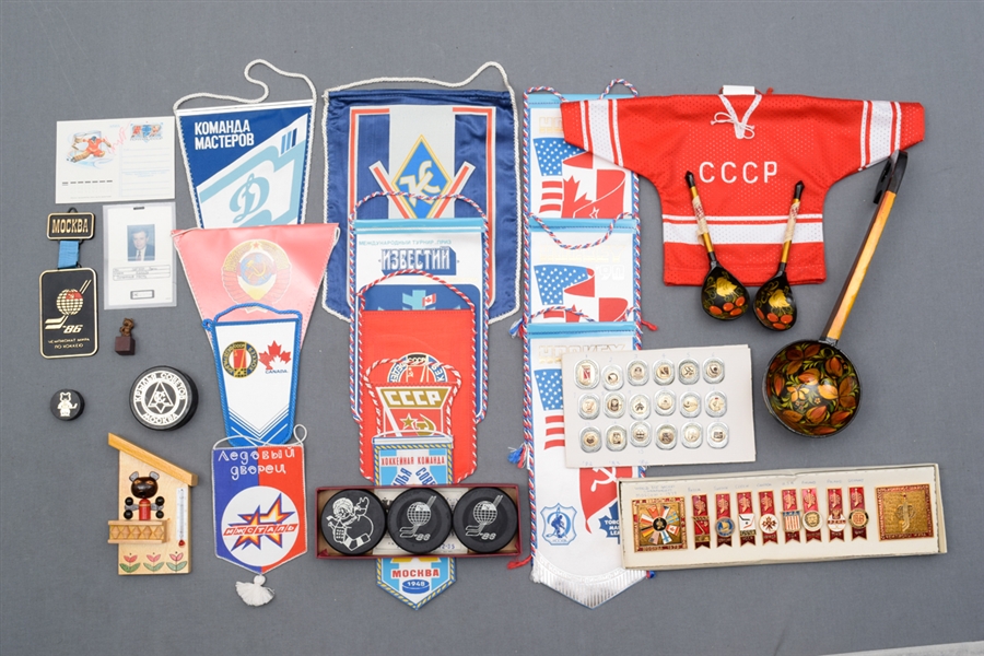 1986 Moscow World Hockey Championships and Russian Hockey Memorabilia Collection
