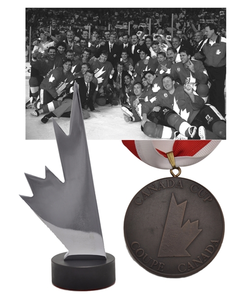 1991 Canada Cup Trophy and Bronze Medal