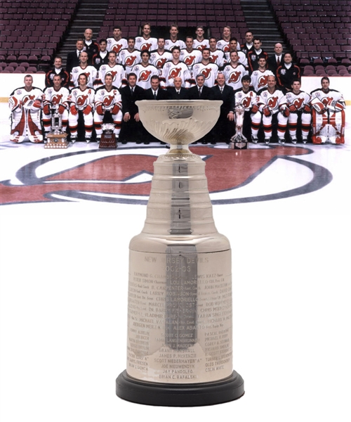 New Jersey Devils 2002-03 Stanley Cup Championship Trophy (13")