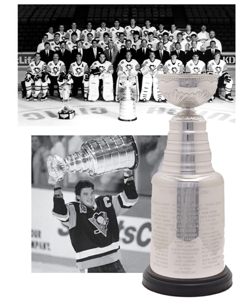 Pittsburgh Penguins 1991-92 Stanley Cup Championship Trophy (13")