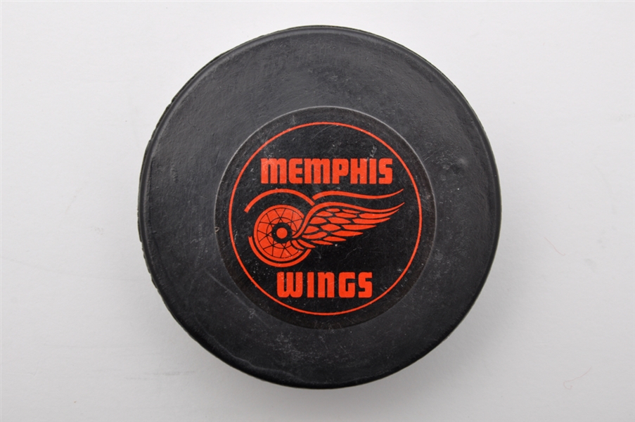 Scarce 1964-65 CPHL Memphis Wings Game Puck