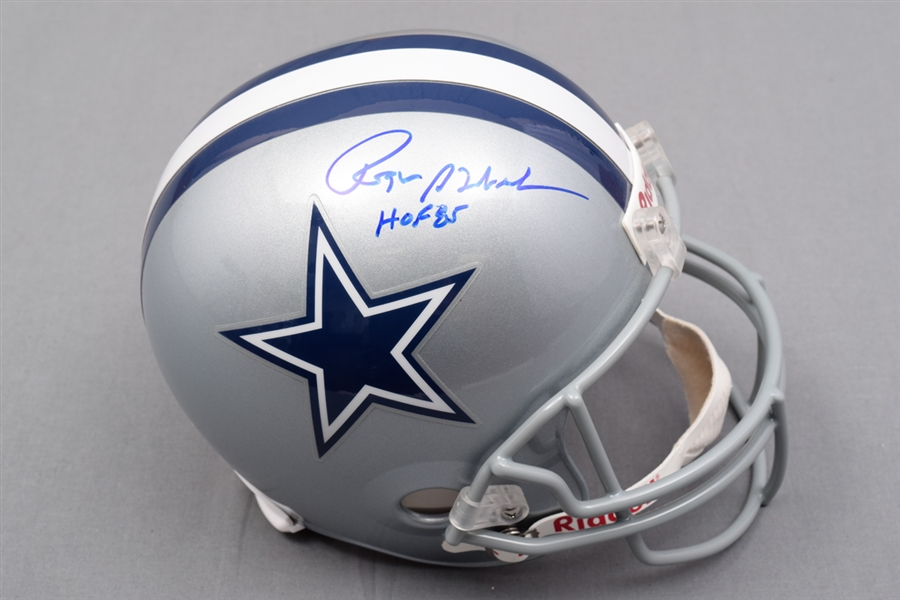 HOFer Roger Staubach Signed Dallas Cowboys Full-Size Riddell Helmet - JSA Authenticated