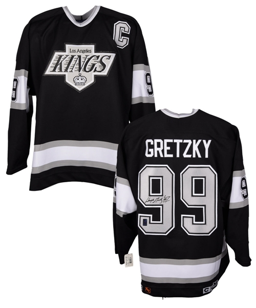 Wayne Gretzky Signed Los Angeles Kings Captains Jersey from WGA