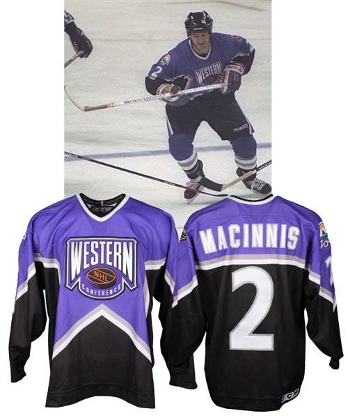 Al MacInnis 1997 NHL All-Star Game Western Conference Game-Worn Jersey with NHLPA LOA