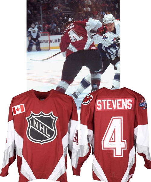 Scott Stevens 1998 NHL All-Star Team North America Signed Game-Worn Jersey with NHLPA LOA
