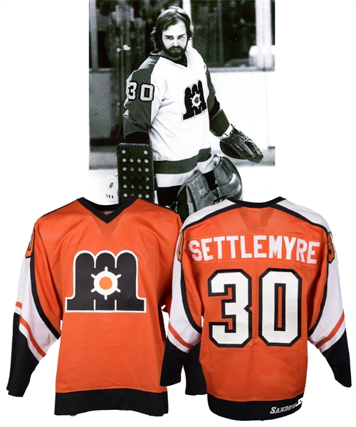 Dave "Sudsy" Settlemyres Early-1980s AHL Maine Mariners Game-Issued Jersey