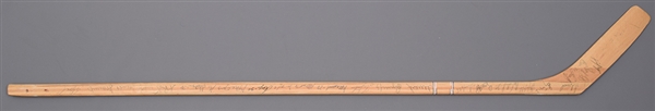 Circa 1972 Canada-Russia Series Russian Team-Signed Stick with Kharlamov