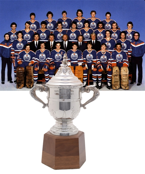Barrie Staffords 1982-83 Edmonton Oilers Clarence Campbell Bowl Championship Trophy (11”)