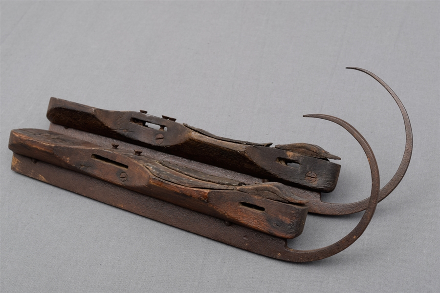 19th Century Pair of Antique Ice / Hockey Skates