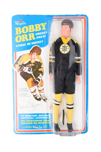 Bobby Orr 1970s Regal Toy Limited Doll in Packaging