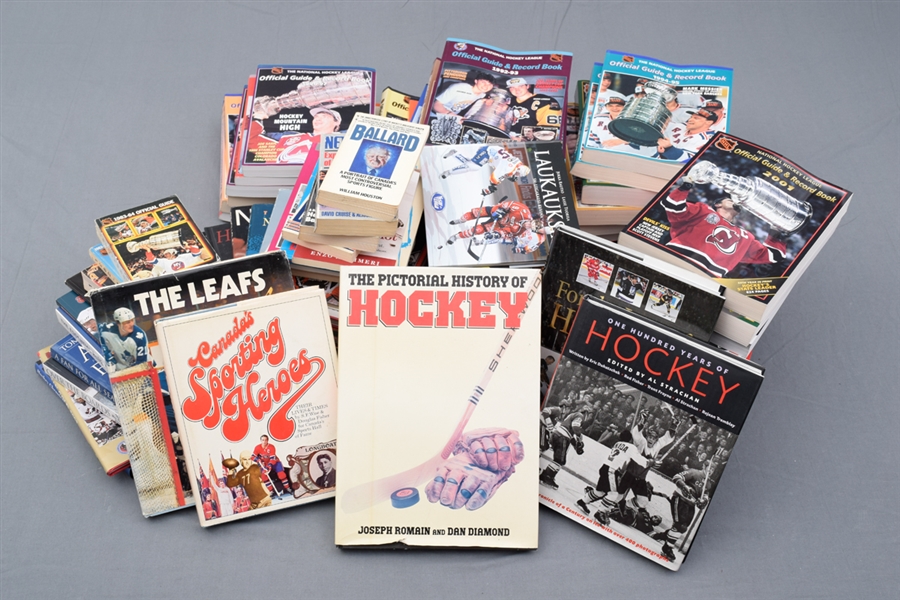 Hockey and Other Sports Book, Program and Guide Collection of 115+