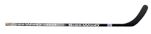 Kevin Dineens Mid-1990s Flyers /  Aeros Signed Sher-Wood Game-Used Stick