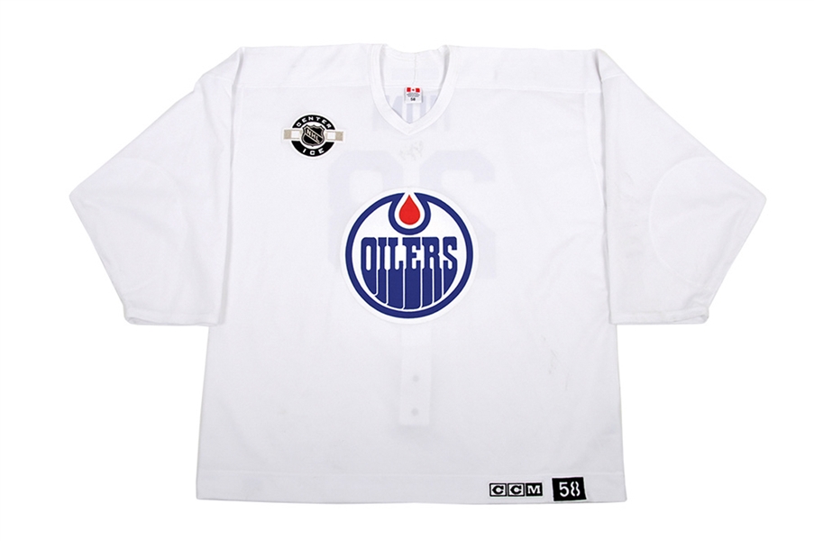 Craig Munis 2003 Edmonton Oilers Heritage Classic Mega Stars Signed Practice Jersey with Team LOA 