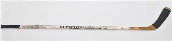 Keith Tkachuks Late-1990s Phoenix Coyotes Signed Game-Used Louisville Stick